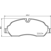 Brembo 4 x Front Brake Pad Set P24171G