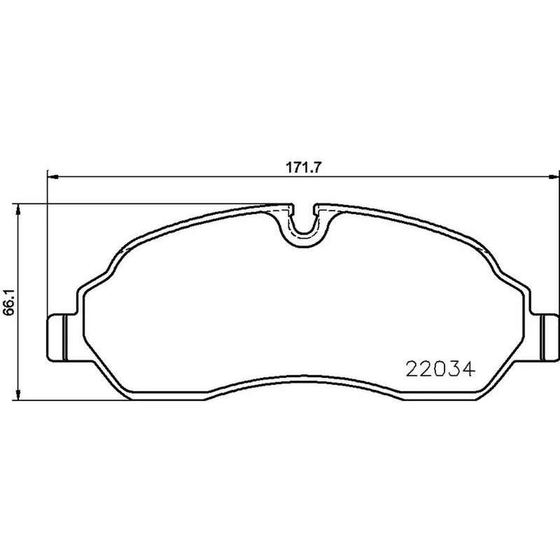 Brembo 4 x Front Brake Pad Set P24171G