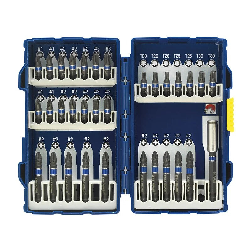 IRWIN® Impact Screwdriver Bit Set, 32 Piece - 1923437