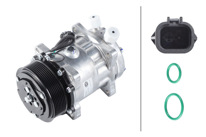 Hella 8FK 366 200-001 Compressor, air conditioning