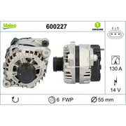 Valeo Car Alternator 12V 600227