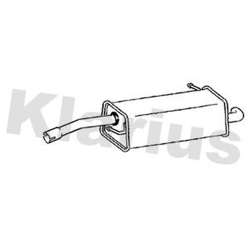 Klarius Box With Tail Pipe Rear FE1113D