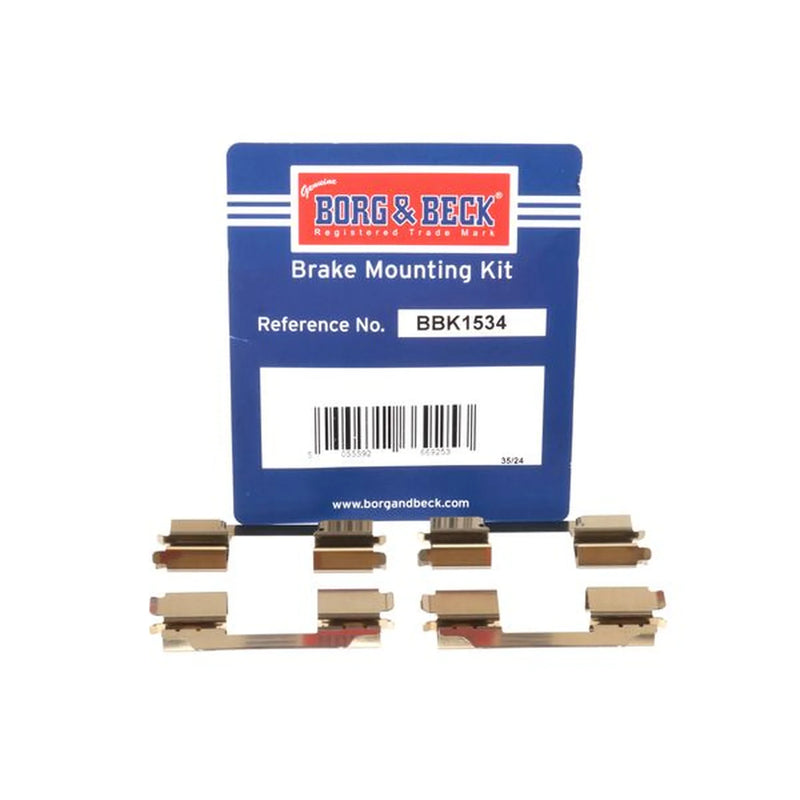 Borg & Beck Brake Pad Accessory Fitting Kit Front BBK1534