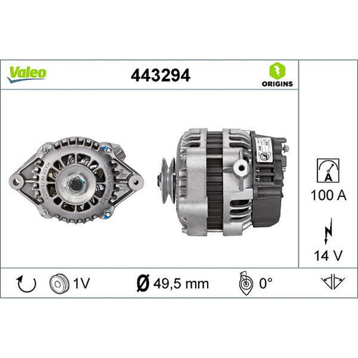 Valeo Car Alternator 12V 443294