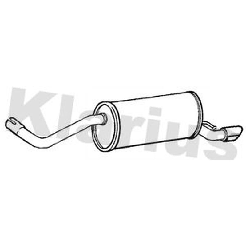 Klarius Box With Tail Pipe Rear AU893X
