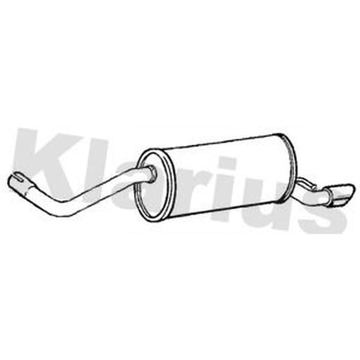 Klarius Box With Tail Pipe Rear AU893X