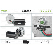 Valeo Front/Rear Wiper Motor Front 402839