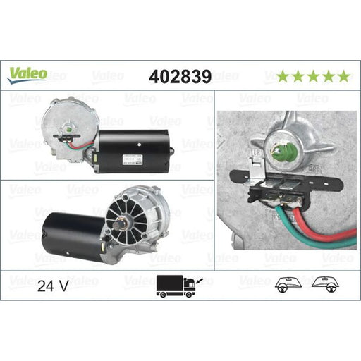 Valeo Front/Rear Wiper Motor Front 402839