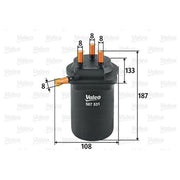 Valeo Fuel Filter Element 587531