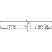 NAPA Brake Hydraulic Hose Line Rear Right NBH1353