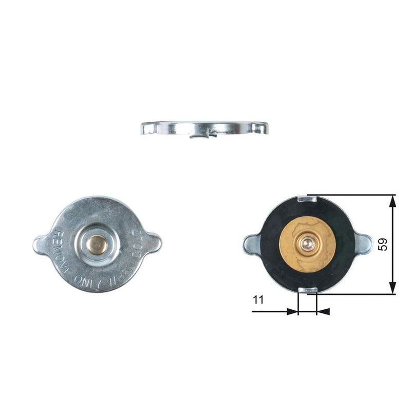 Gates Radiator Expansion Tank Cap bar RC117