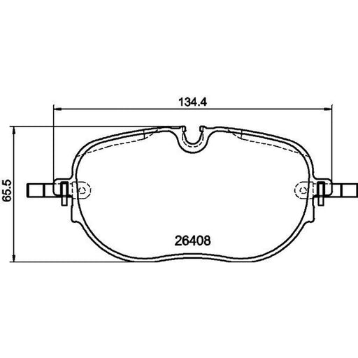 Mintex Front Brake Pad Set MDB3479