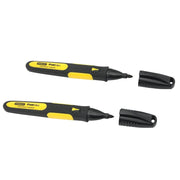 STANLEY® Hand Tools Fine Tip Marker Black (Pack 2) - 0-47-312