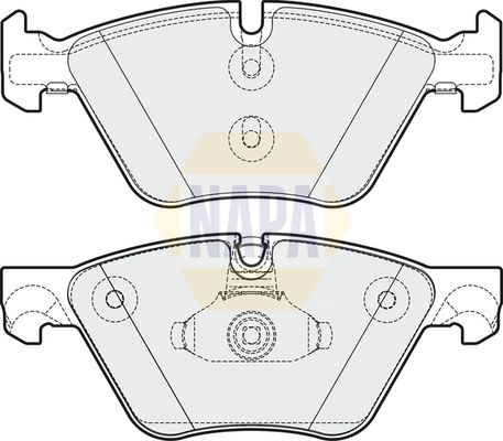 NAPA Front Brake Vented Discs & Pads fits BMW