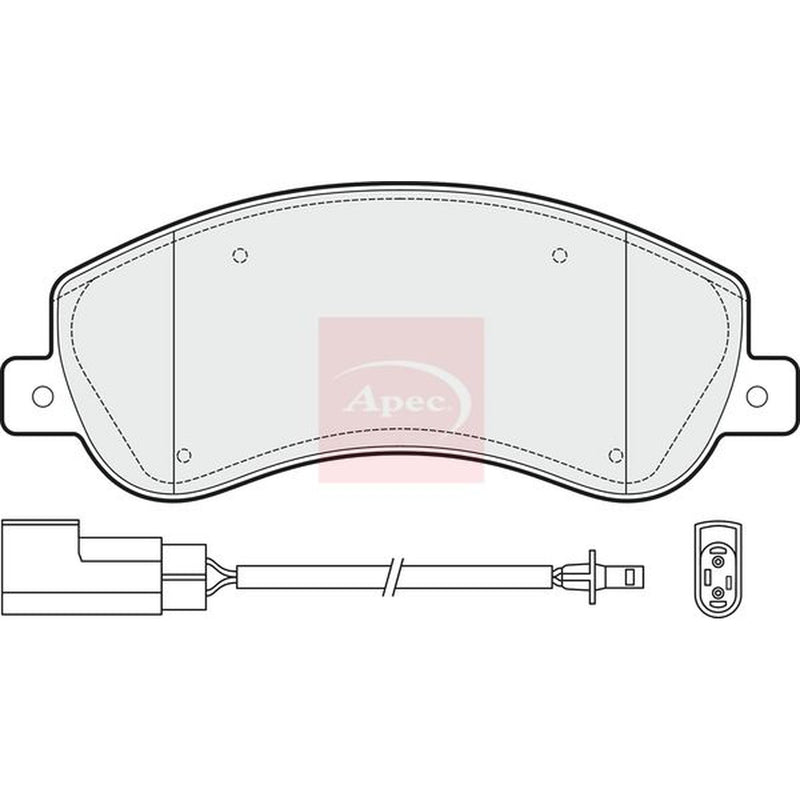 Apec Front Brake Pad Set PAD1475
