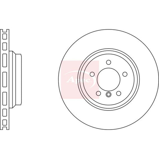 Apec 2 x Vented Front Brake Discs DSK2476
