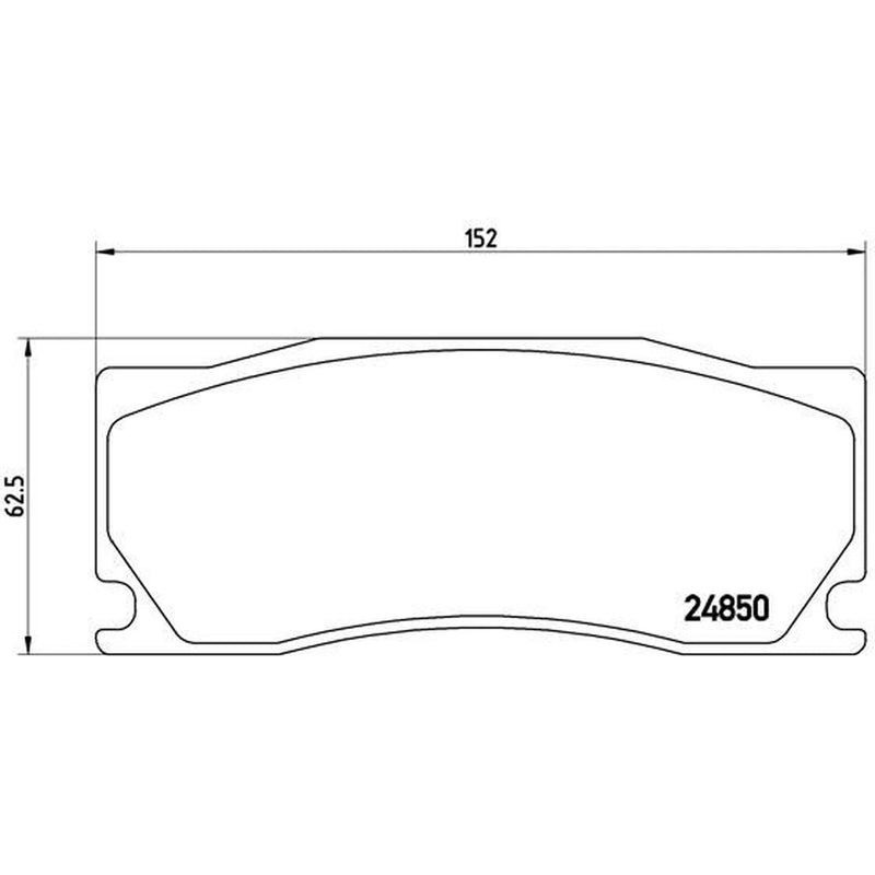 Brembo 4 x Front Brake Pad Set P36023
