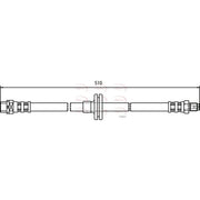 Apec Brake Hydraulic Hose Line Front HOS3434