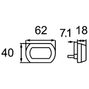 Hella Lamp Po Md12/24 2PF Right Front 2PF 013 323-221 5646353 2PF 013 323-221