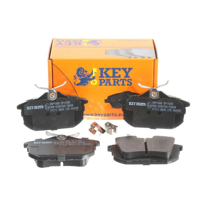 Key Parts Rear Brake Pad Set KBP1488