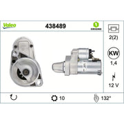 Valeo Starter Motor 12V 1.4kW 10 Teeth 438489