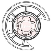 Apec Brake Disc Splash Guard Rear Right ASG1013