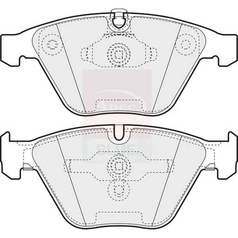 Apec Front Brake Pad Set PD3328