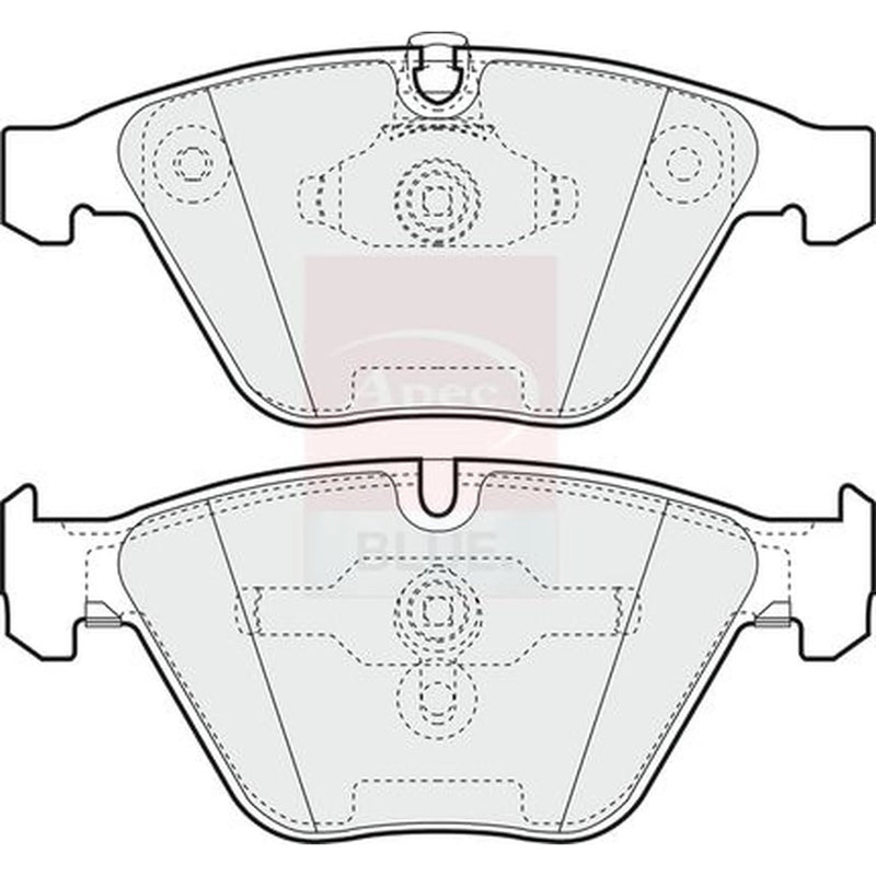 Apec Front Brake Pad Set PD3328