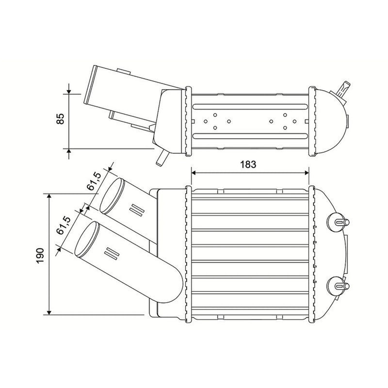 Valeo Intercooler (Charge Air Cooler) 881576