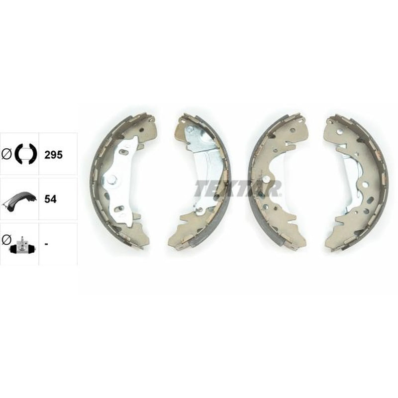 Textar Brake Shoe Set Axle Kit 91075800