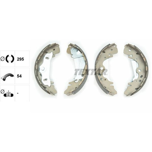 Textar Brake Shoe Set Axle Kit 91075800