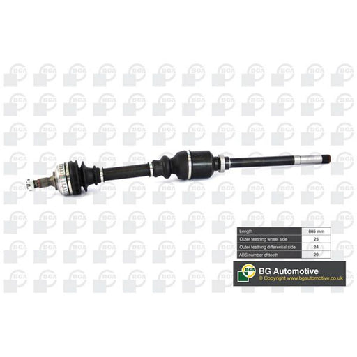 BGA CV Drive Shaft Driveshaft Front Right DS1409RA