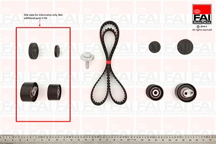 FAI Timing Belt Kit with Rollers
