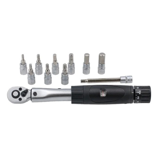 Laser Tools LTR Torque Wrench Set - 1/4"D 4-24Nm - PL