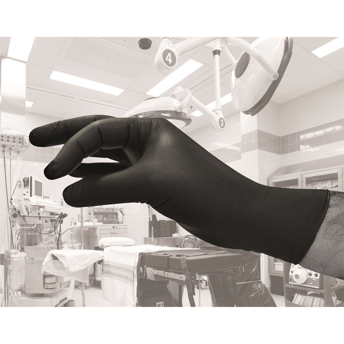 10x Bodyguards Powder Free Black Nitrile Disposable Gloves Small Box of 100 Tattoo Bodyguard  - Town Parts