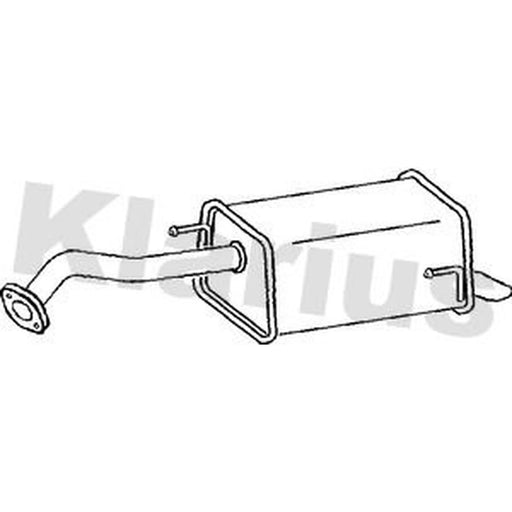 Klarius Box With Tail Pipe Rear DN547D