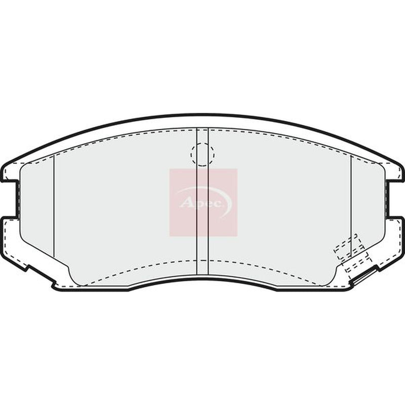 Apec Front Brake Pad Set PAD1072
