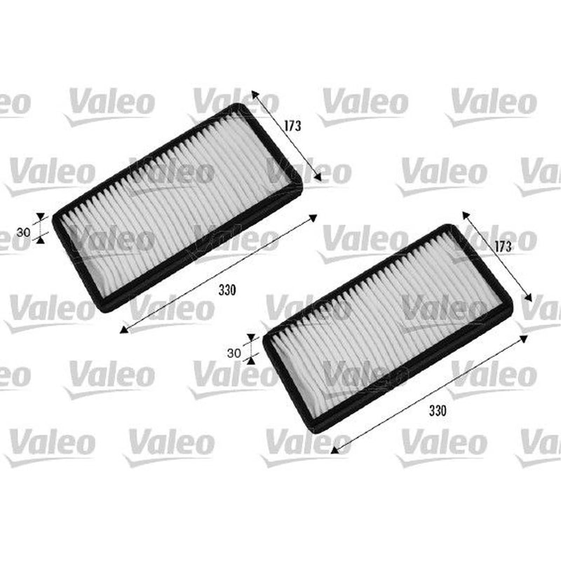 Valeo 2 x Cabin Air Filter (Pollen Filter) 698856