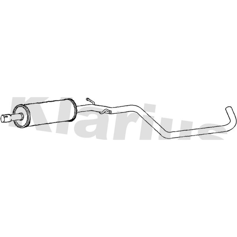Klarius Box With Centre Pipe Centre VW648H