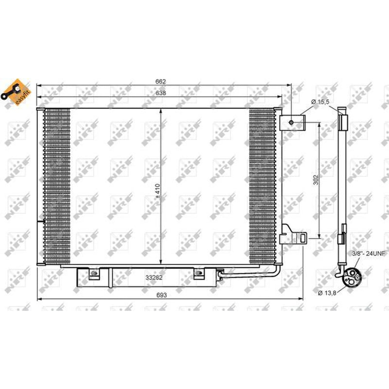 NRF Air Conditioning Condenser 35759
