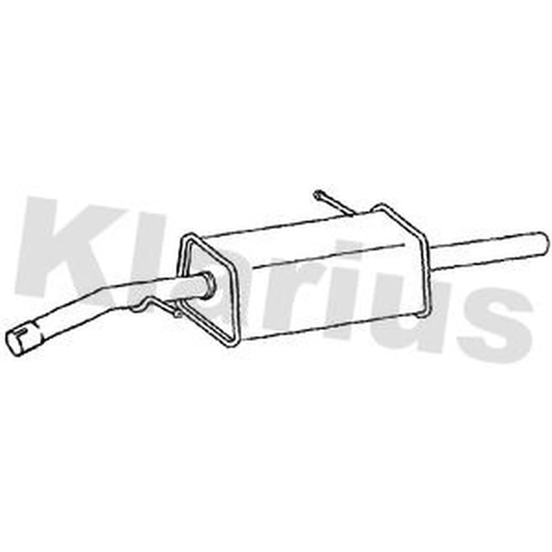 Klarius Box With Tail Pipe Rear CN726A