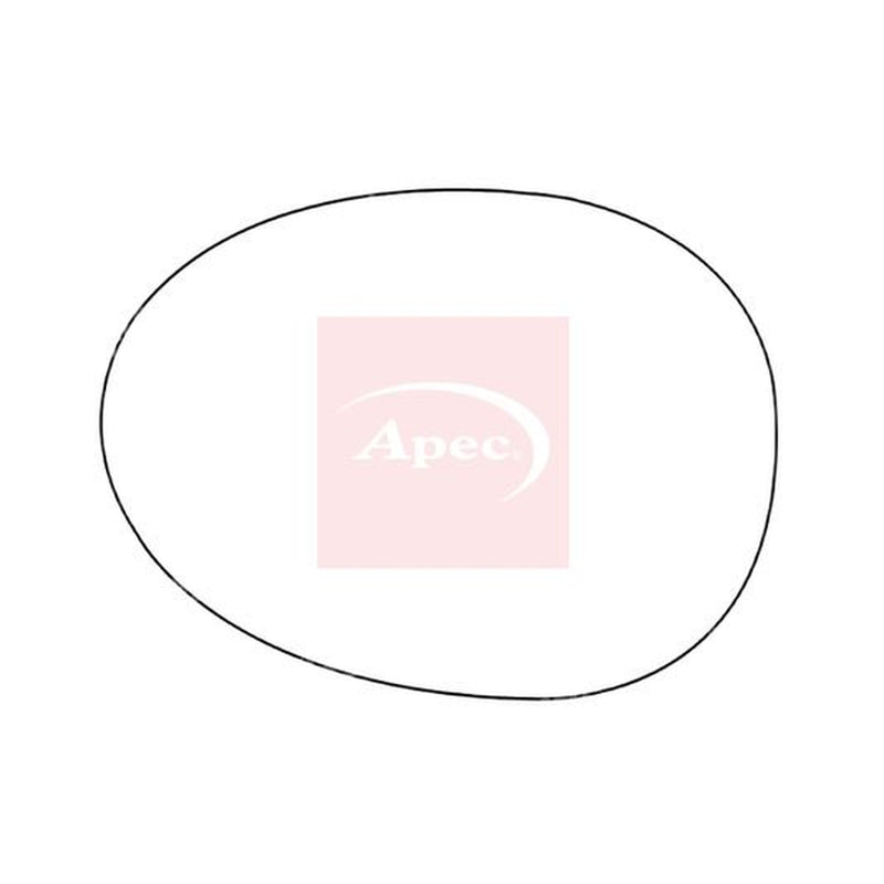 Apec Exterior Wing Mirror Glass Left AMS2109