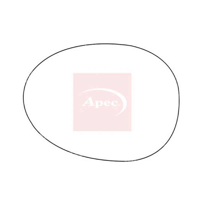 Apec Exterior Wing Mirror Glass Left AMS2109
