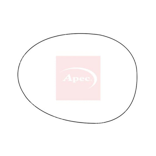Apec Exterior Wing Mirror Glass Left AMS2109