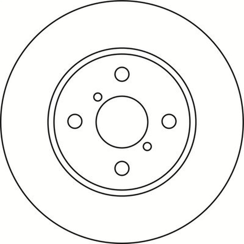Abtex 2 x Vented Front Brake Discs BD1432V