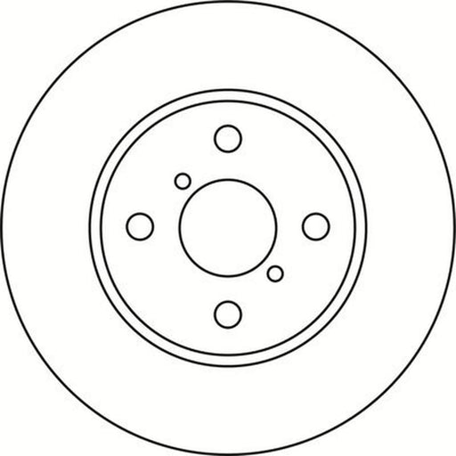 Abtex 2 x Vented Front Brake Discs BD1432V