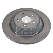 Febi 2 x Solid Rear Brake Discs 107729