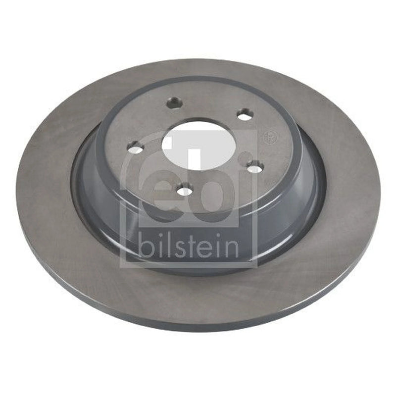 Febi 2 x Solid Rear Brake Discs 107729
