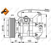 NRF Air Conditioning Compressor 32687