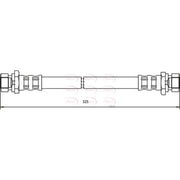 Apec Brake Hydraulic Hose Line Rear HOS3664